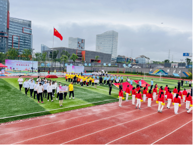 “頌歌(gē)禮贊新時(shí)代·匠(jiàng)心聯行(xíng)征程路(lù)” 宏聲物(wù)業(yè)黨支部參加黨建聯建趣味運動會(huì)